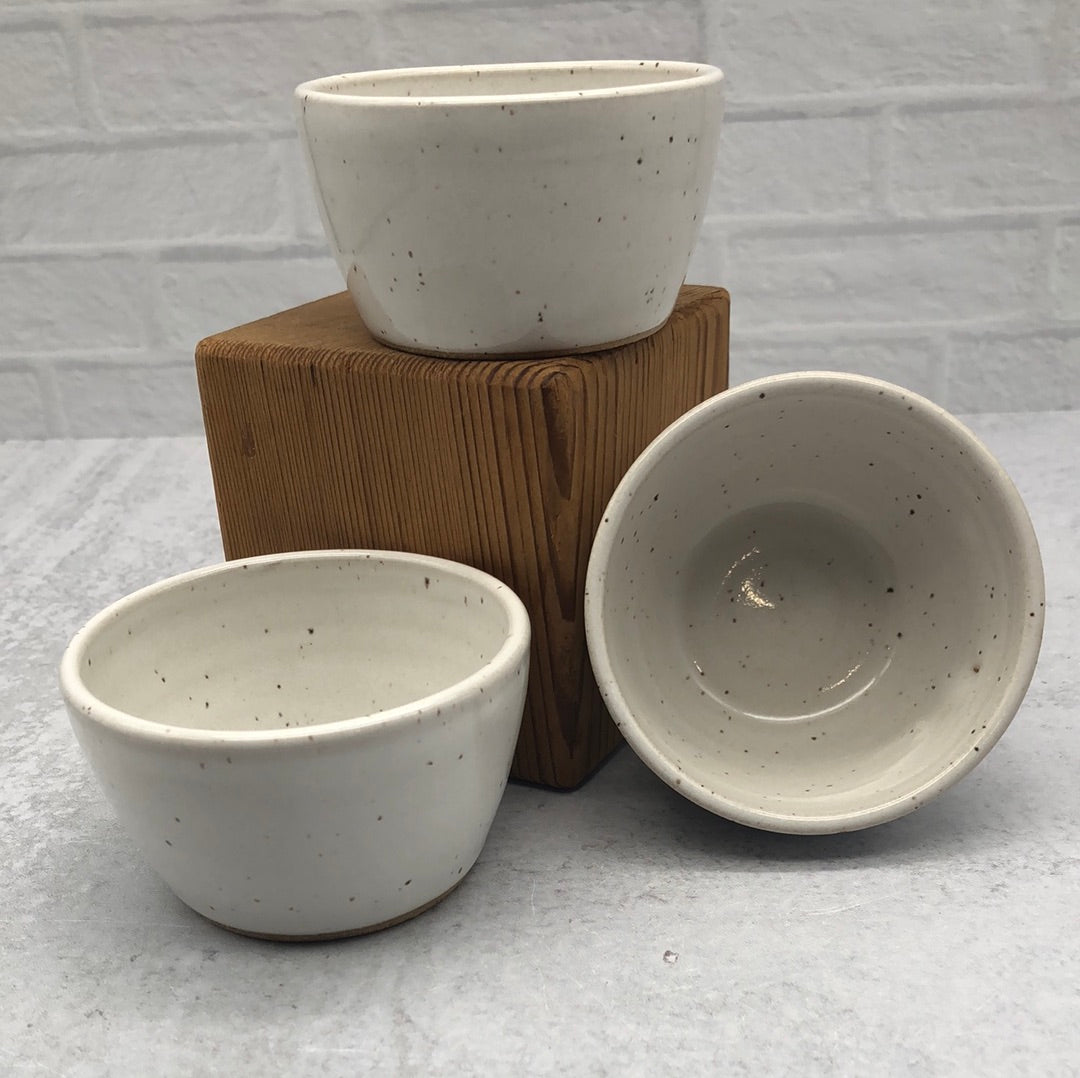 Tidbit bowls in Speckle Stoneware