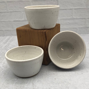 Tidbit bowls in Speckle Stoneware