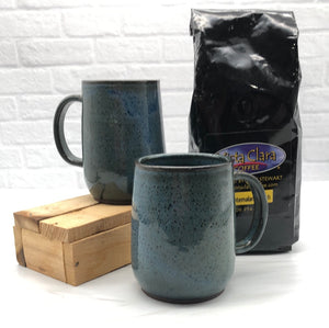 New Design! Mugs in Dark Brown Stoneware
