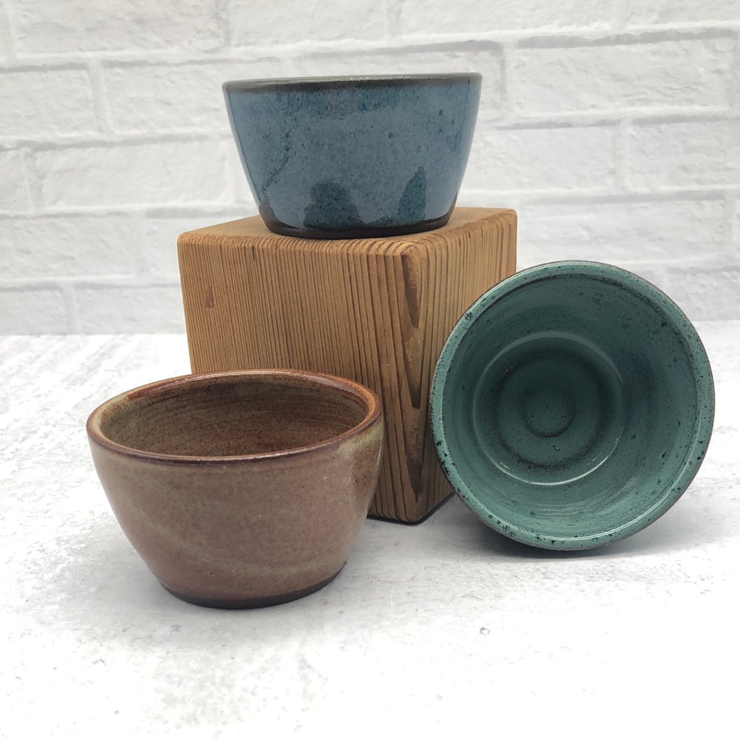 Tidbit bowls in Dark Brown Stoneware