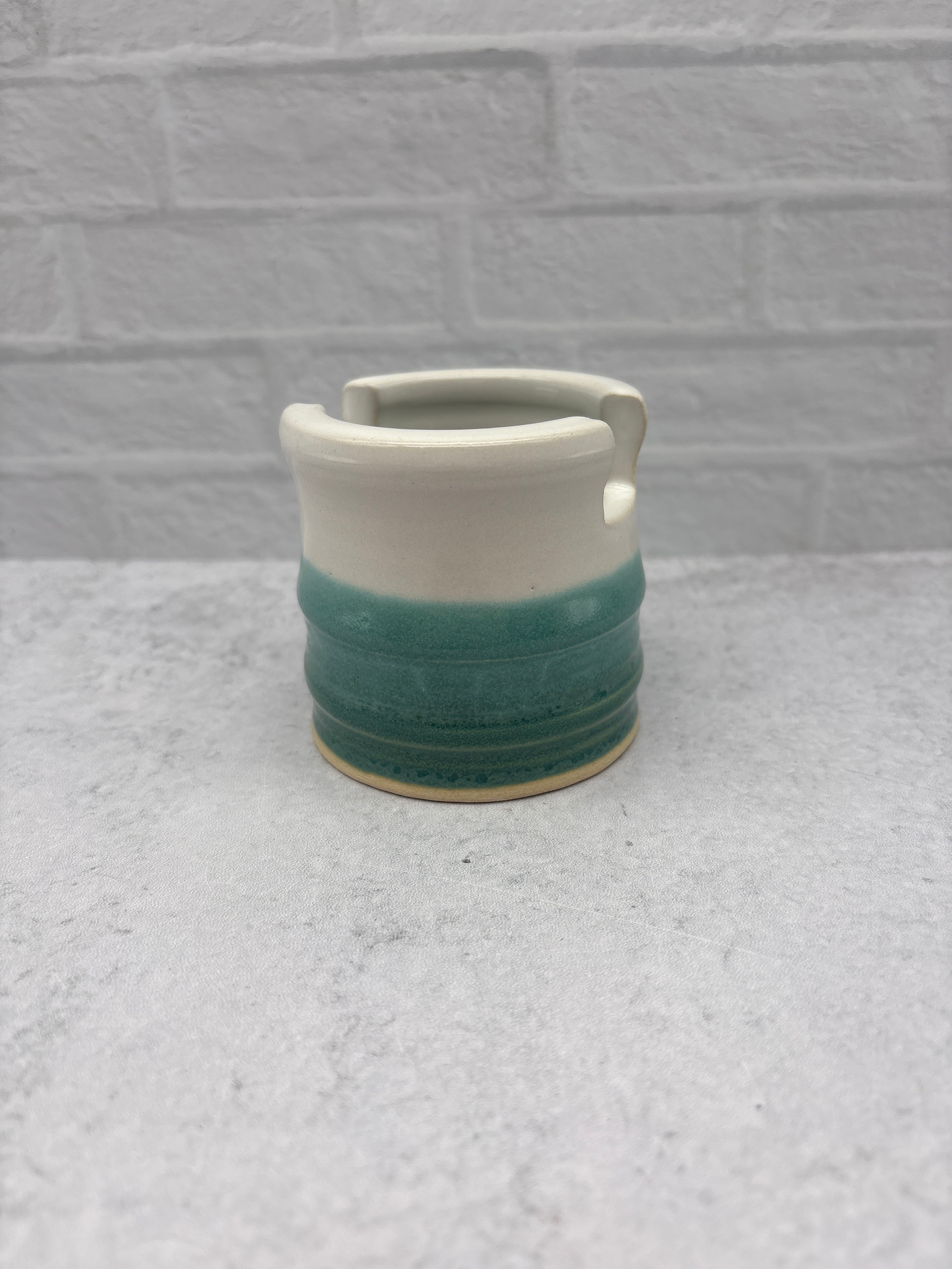 Sponge Holders in White Stoneware