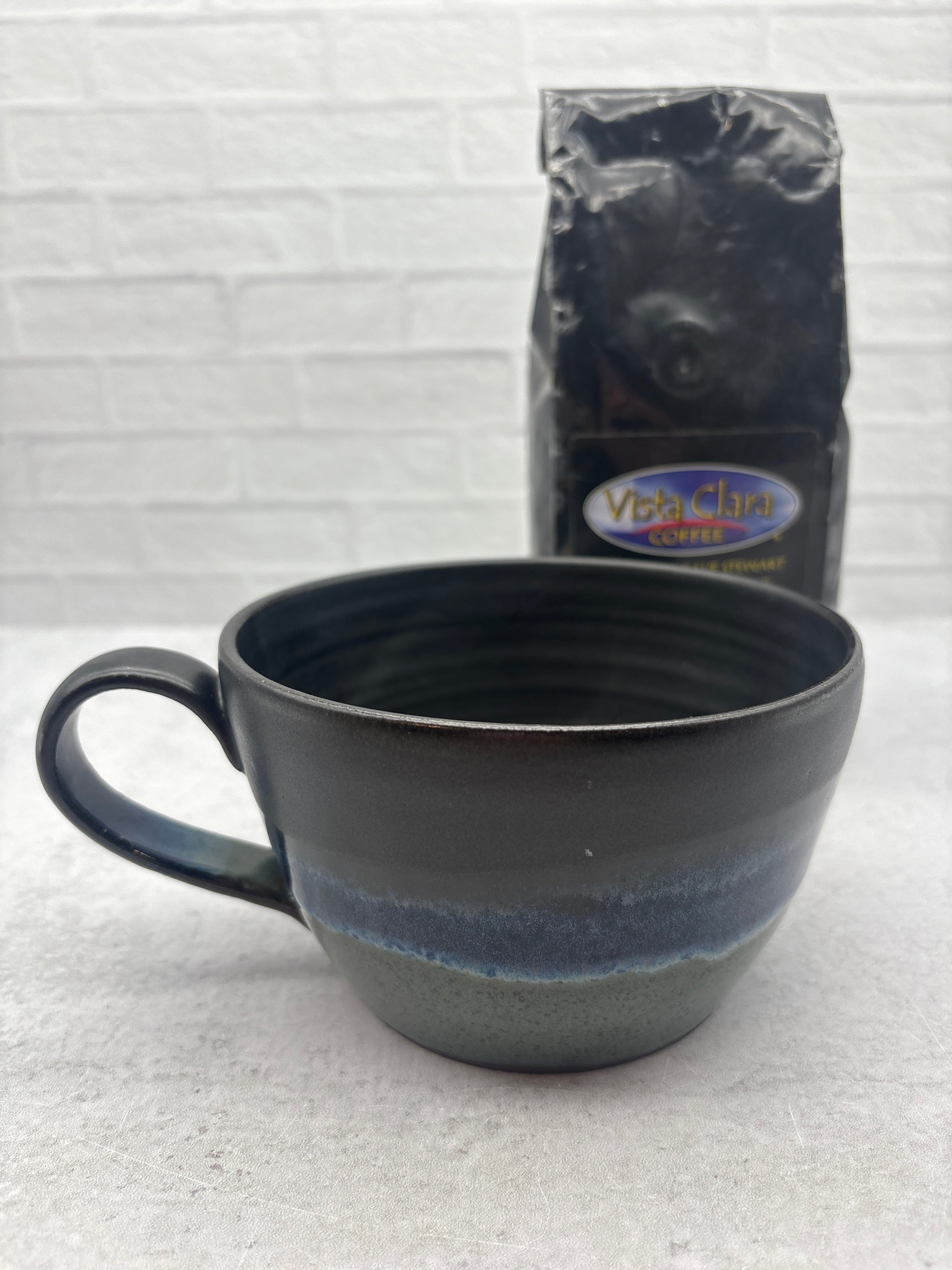 Latte/Soup Mugs in Dark Brown Stoneware