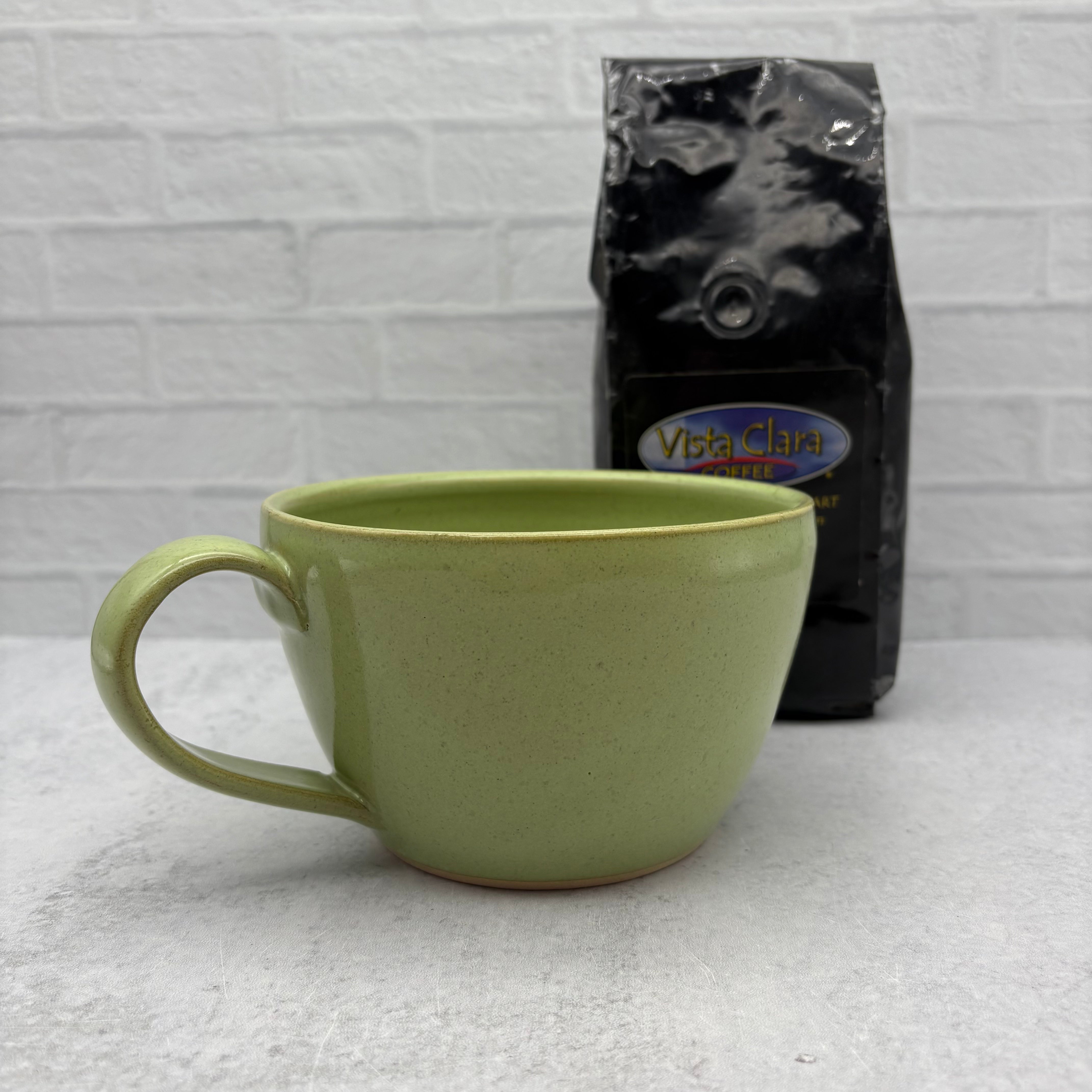 Latte/Soup Mugs in White Stoneware