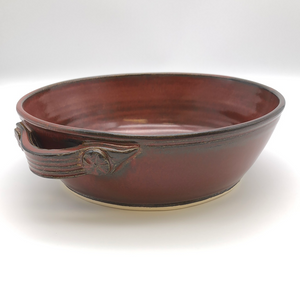 Medium bowl with handles in Ancient Jasper