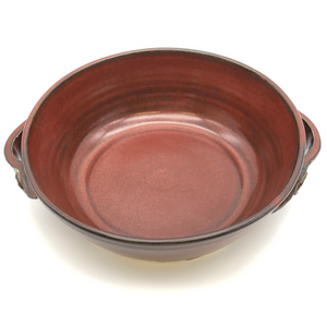 Medium bowl with handles in Ancient Jasper