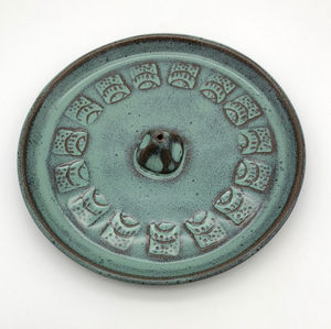 Incense Holders in Brown Stoneware