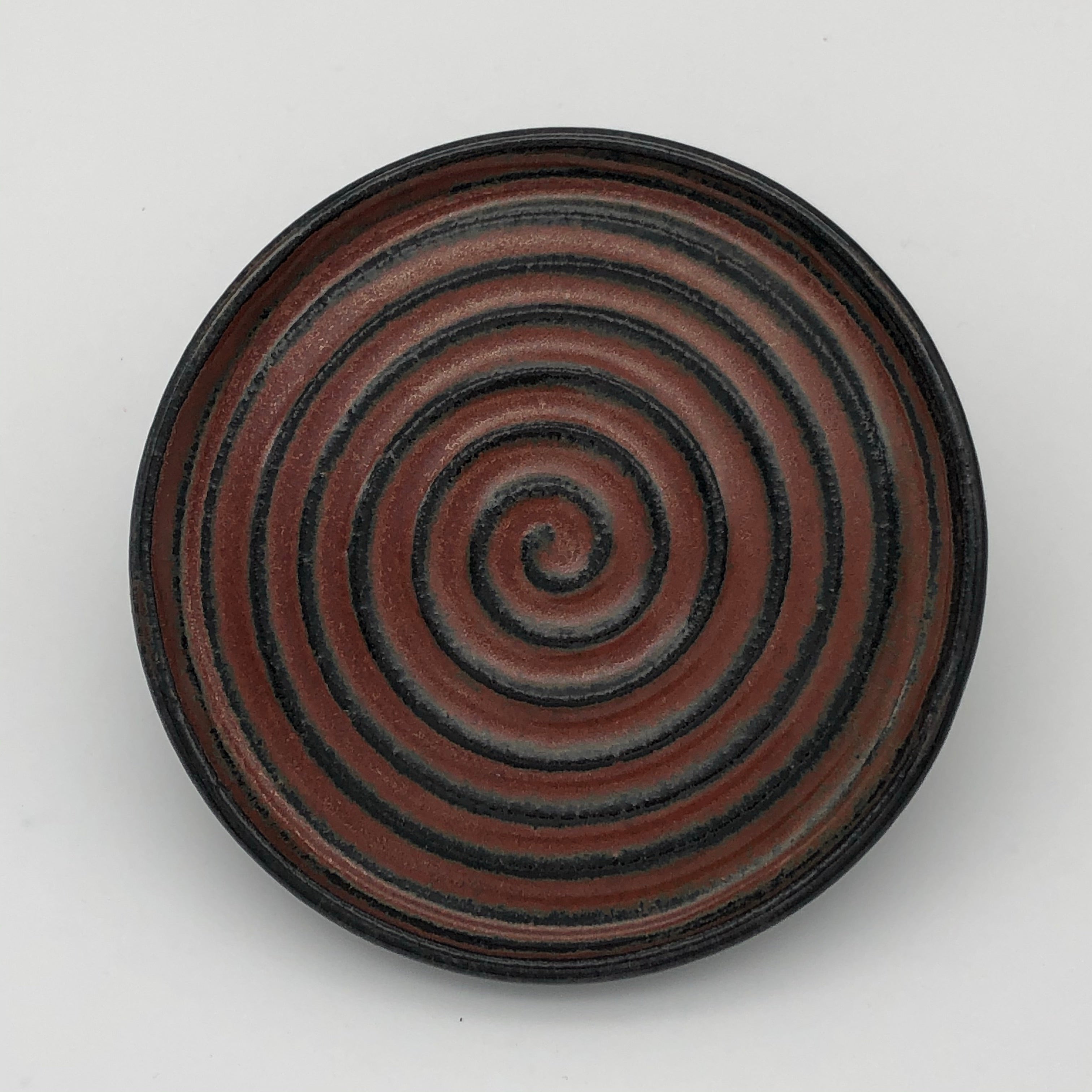 Small Plates in Brown Stoneware