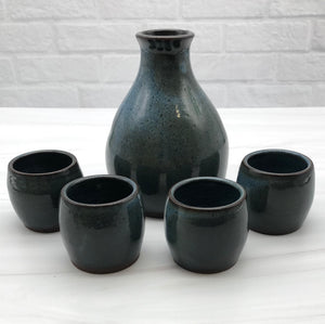 Sake set in Floating Blue