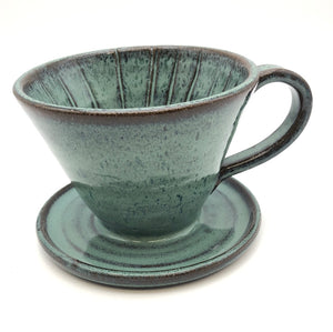 Pour Over in Brown Stoneware