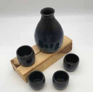 Sake set in Midnight Sky