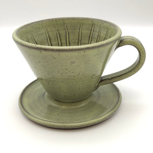 Pour Over in Brown Stoneware