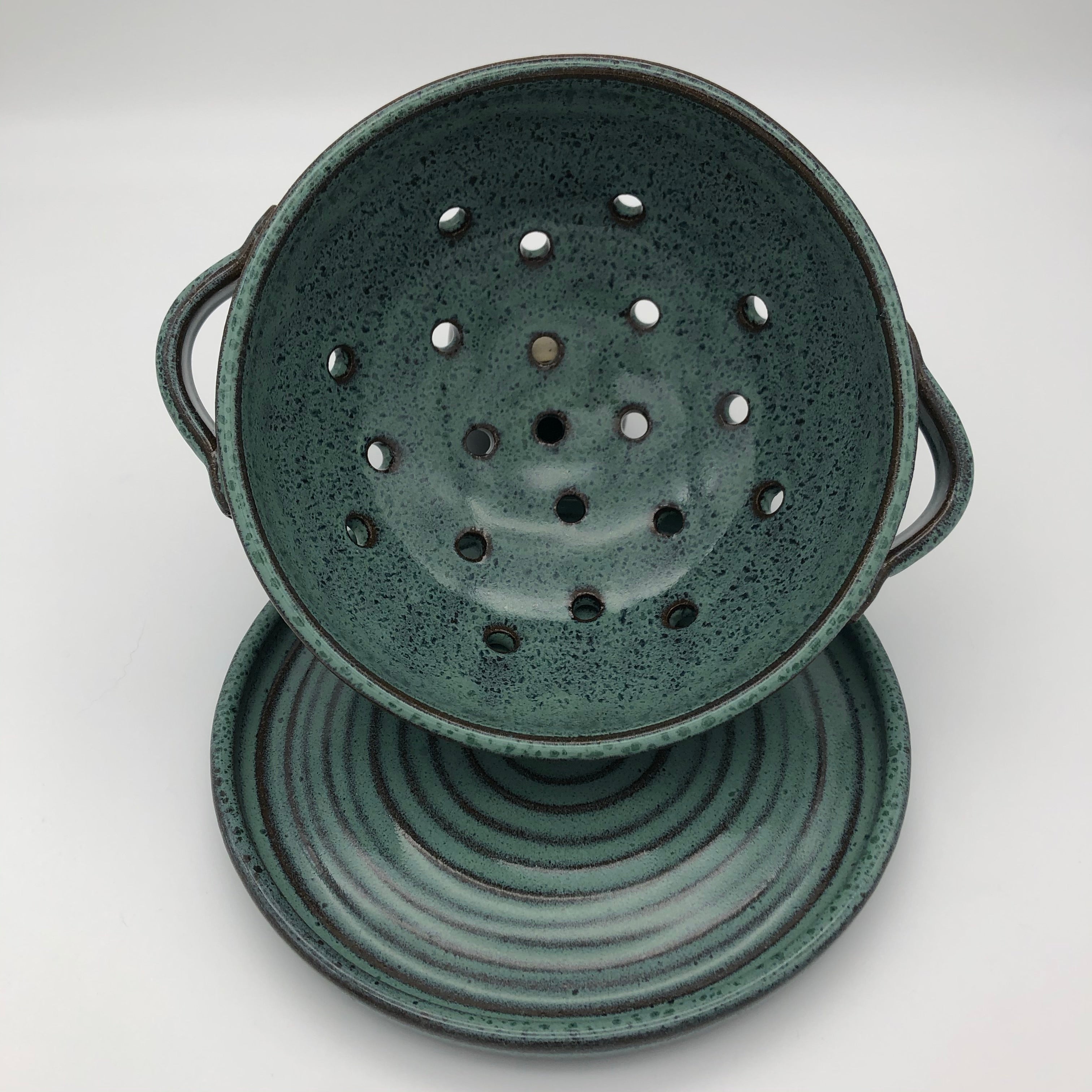 Berry Bowl in Blue Green